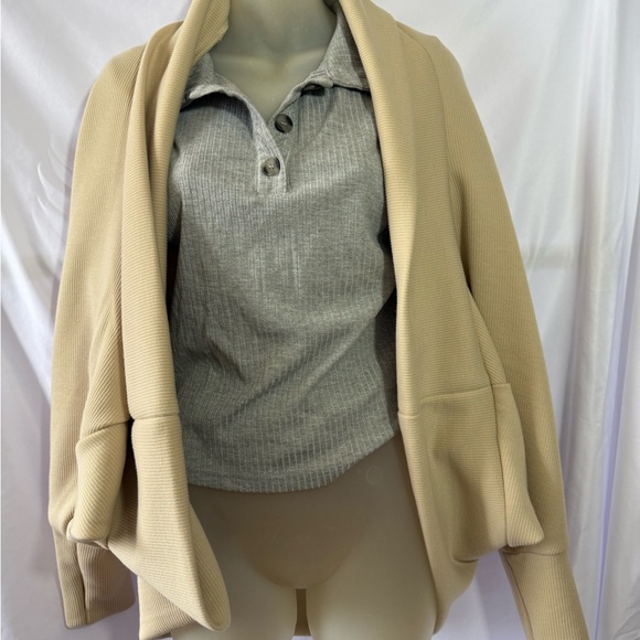 Mono B Beige Open-Front Cardigan – Women’s S/M - Picture 1 of 4